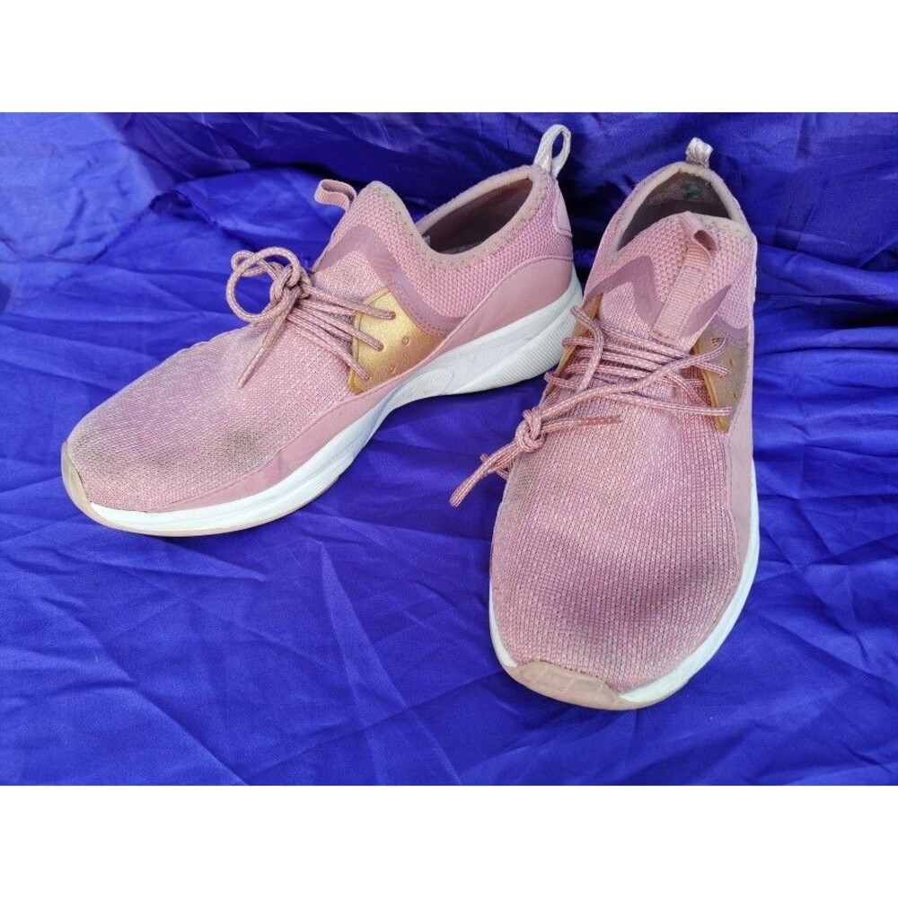 Women's Skechers Meridian Light Pink Rose Gold Accents Sneakers Size 9